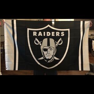 NFL Raiders Indoor/Outdoor 5x3 Flag